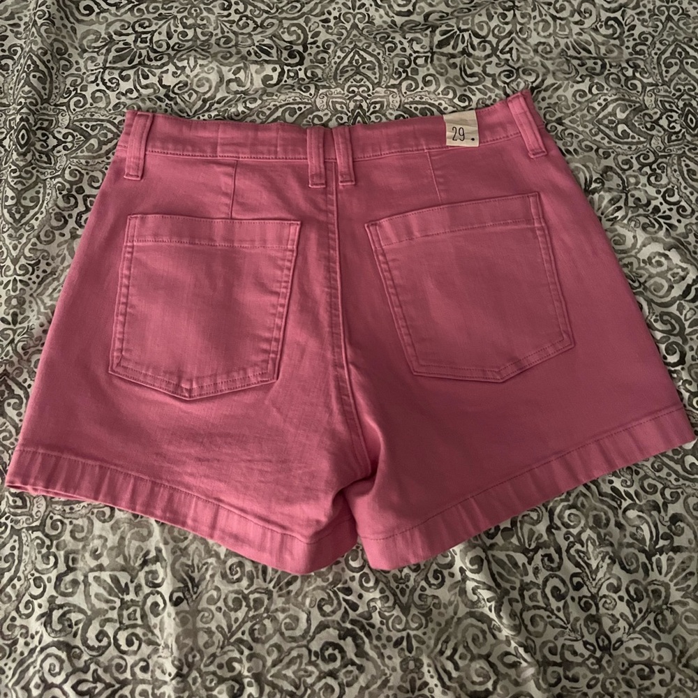 Pink Jean Shorts - Picture 2 of 4